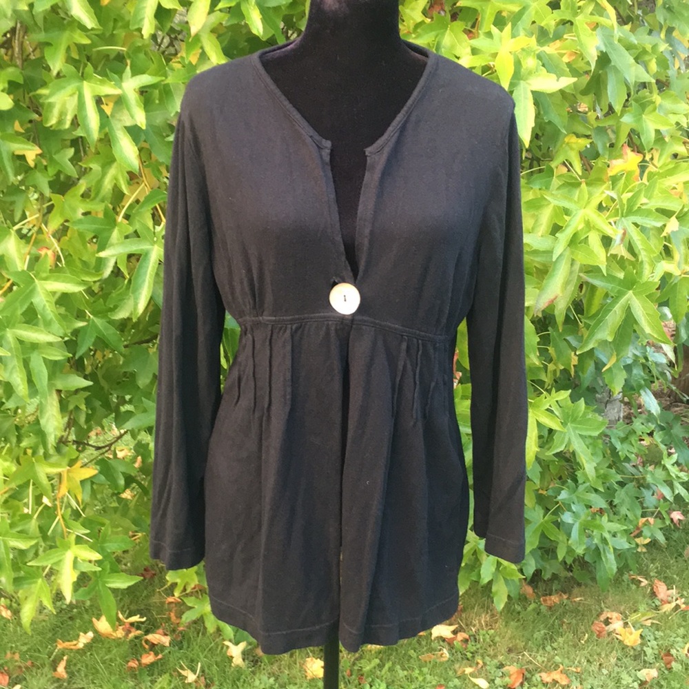 Willow Single Button Open Front Sweater - image 3